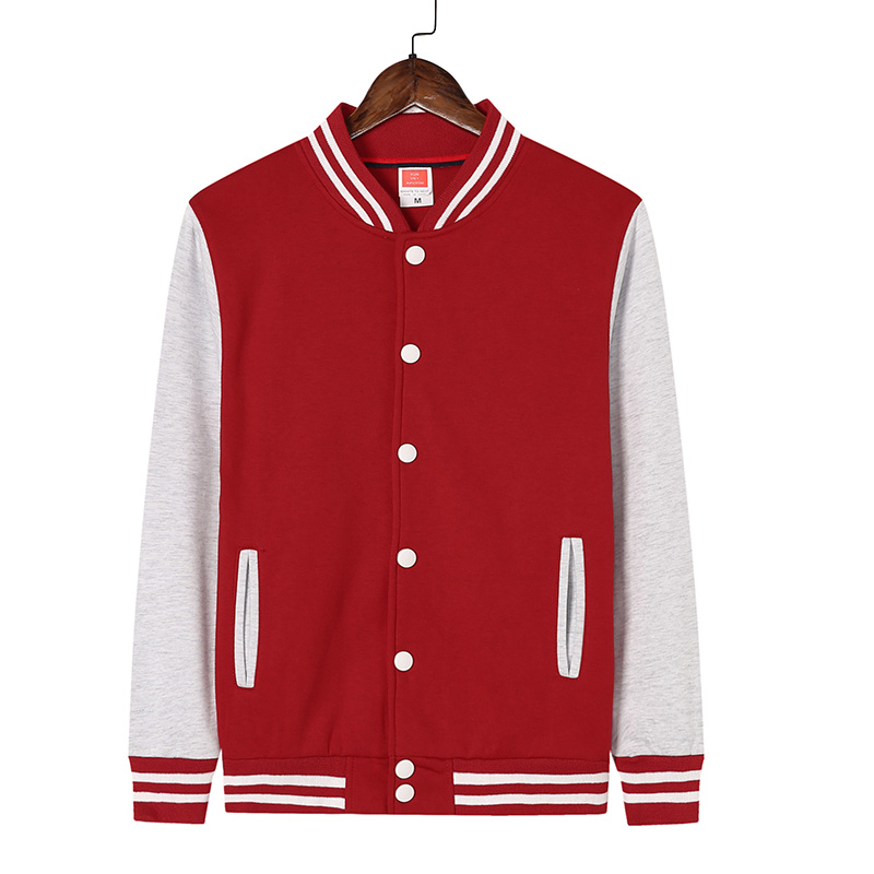 600g精梳棉加绒超软仿水貂绒棒球服W02-312新图6