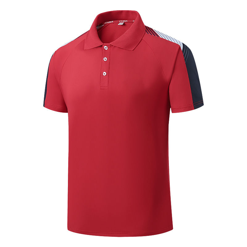 350g高端冰丝亲子训练服短袖翻领速干T恤KA2-8903图5