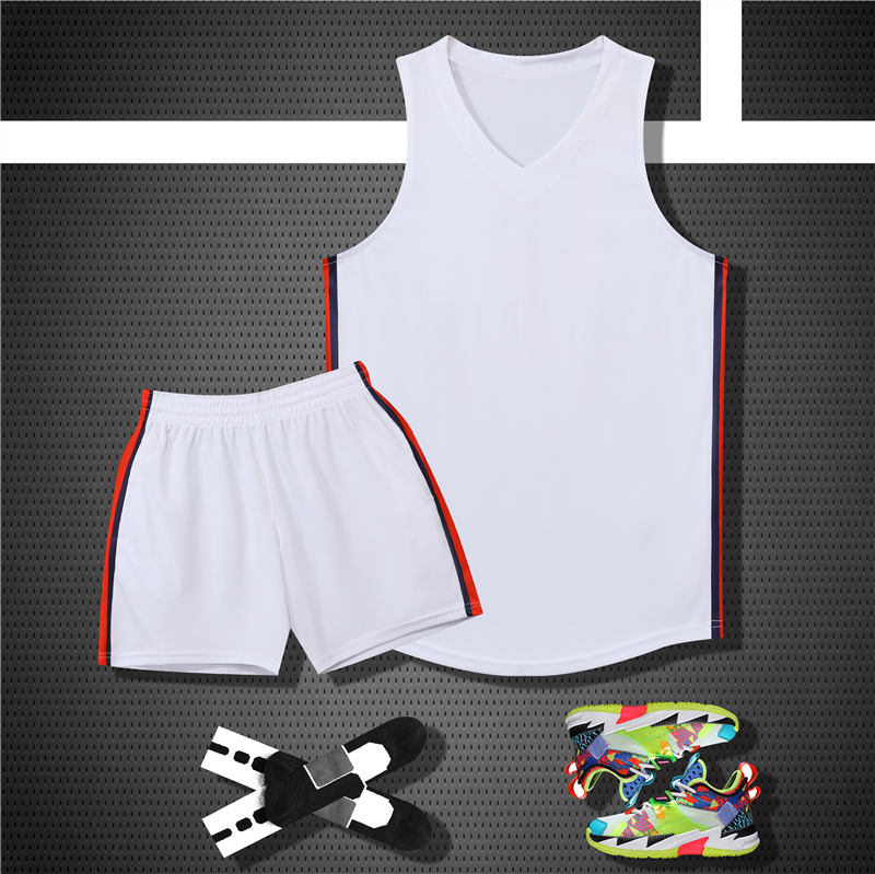 夏季比赛训练干涤速纶篮球服套装YA-8610图5