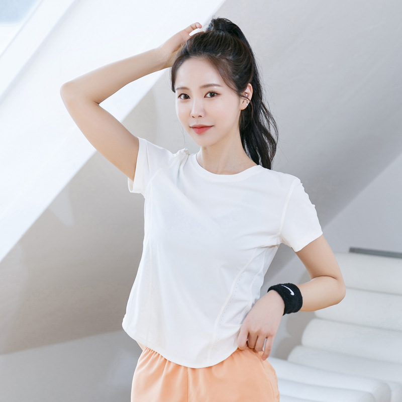 户外速干纯色圆领短袖T恤W18-DX-330图5