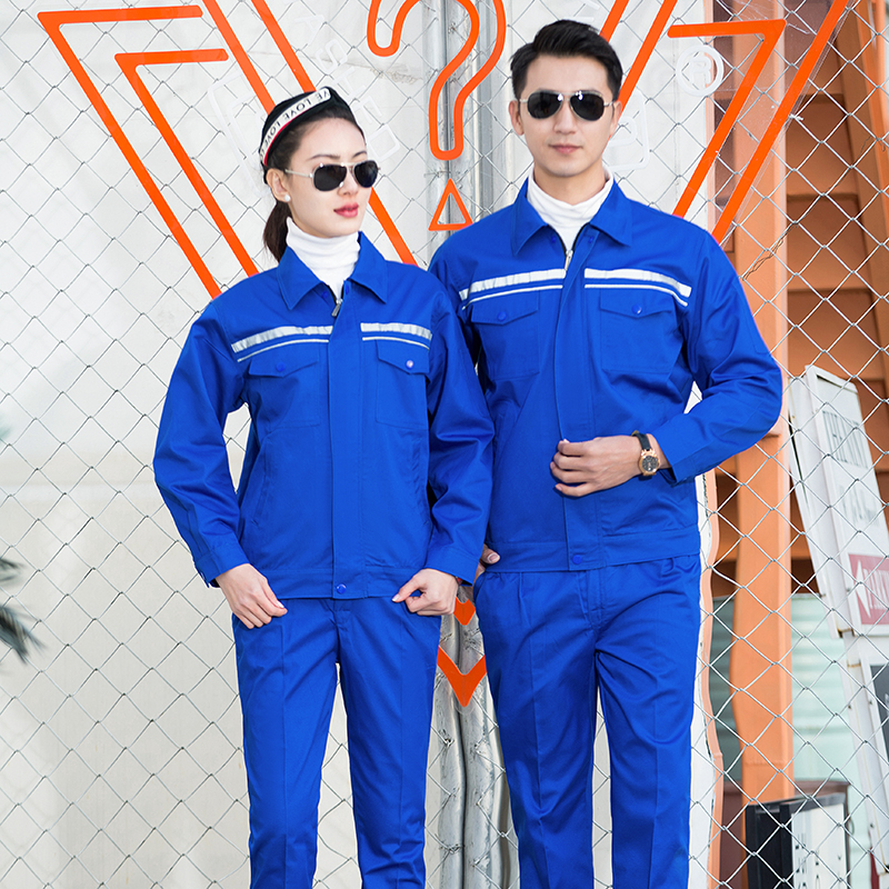 全工艺涤棉厚纱卡春秋工装套装HBY-T1001-T1006套装图4