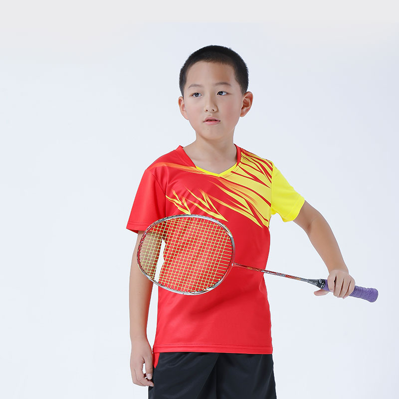运动比赛短袖排球服套装童款176-818图5