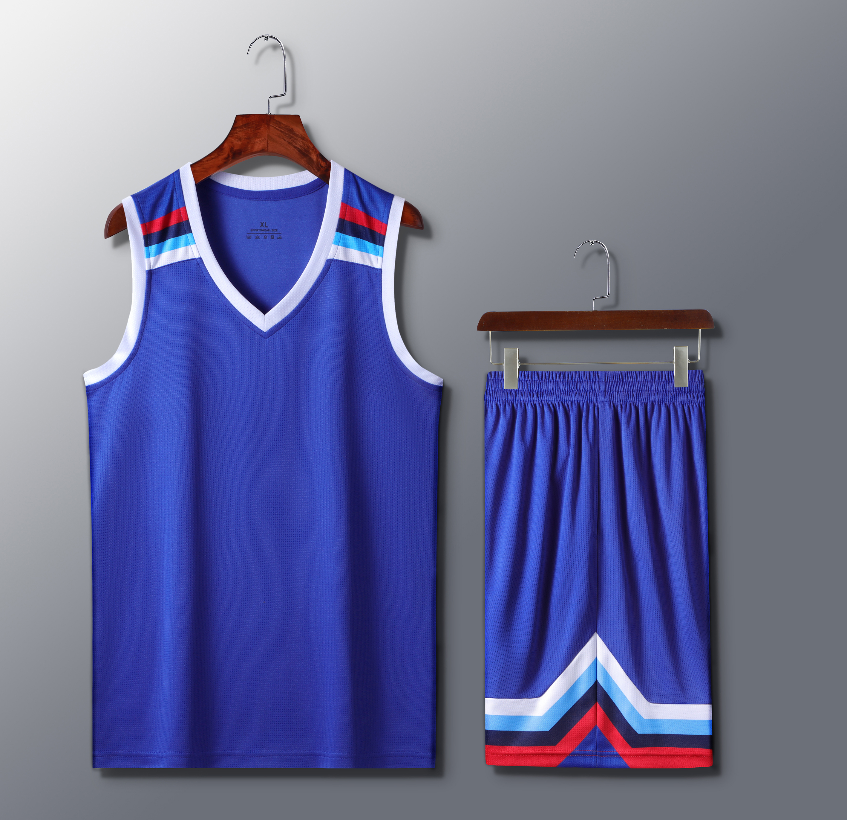 运动速干篮球服套装GB6-2205成人图3