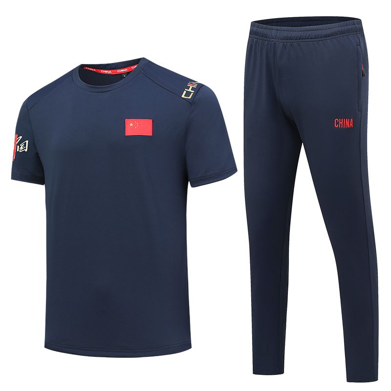 运动服速干圆领短袖长套KE4-95522图2