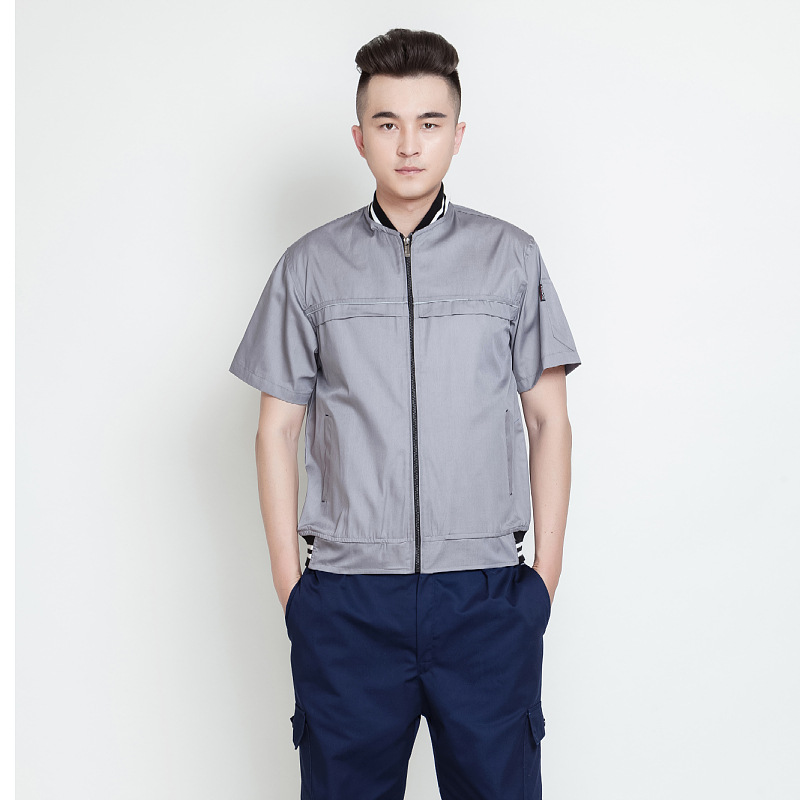 全工艺涤棉细斜纹工作服套装B04-XD1701图4