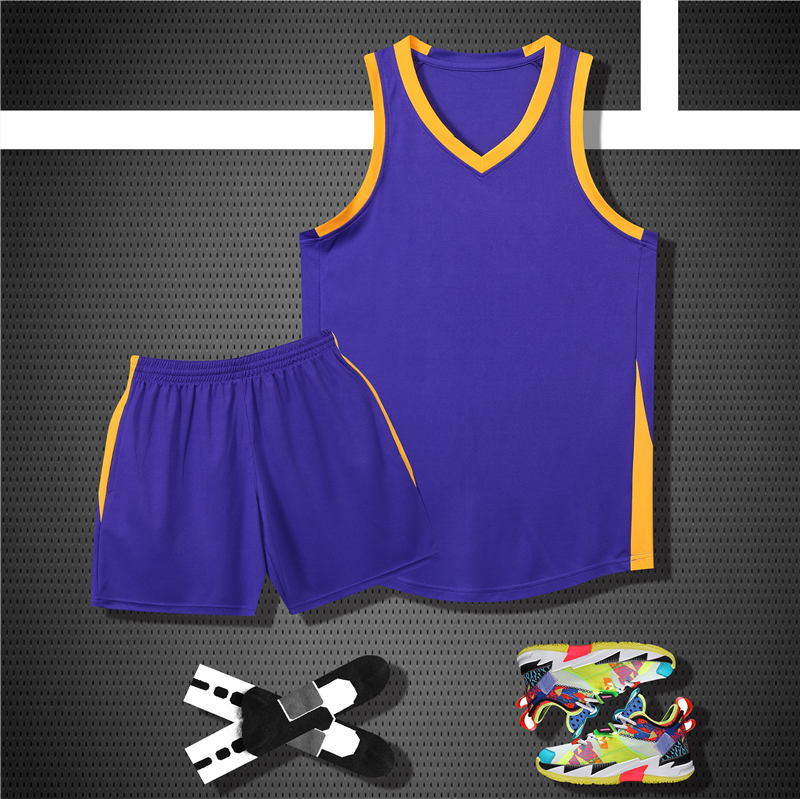 专业比赛训练速干涤纶篮球服套装YA-8609图6