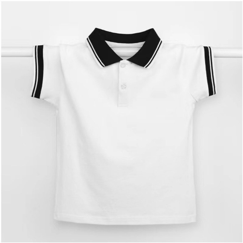 校园风短袖翻领上衣校服T恤G34-0089图10