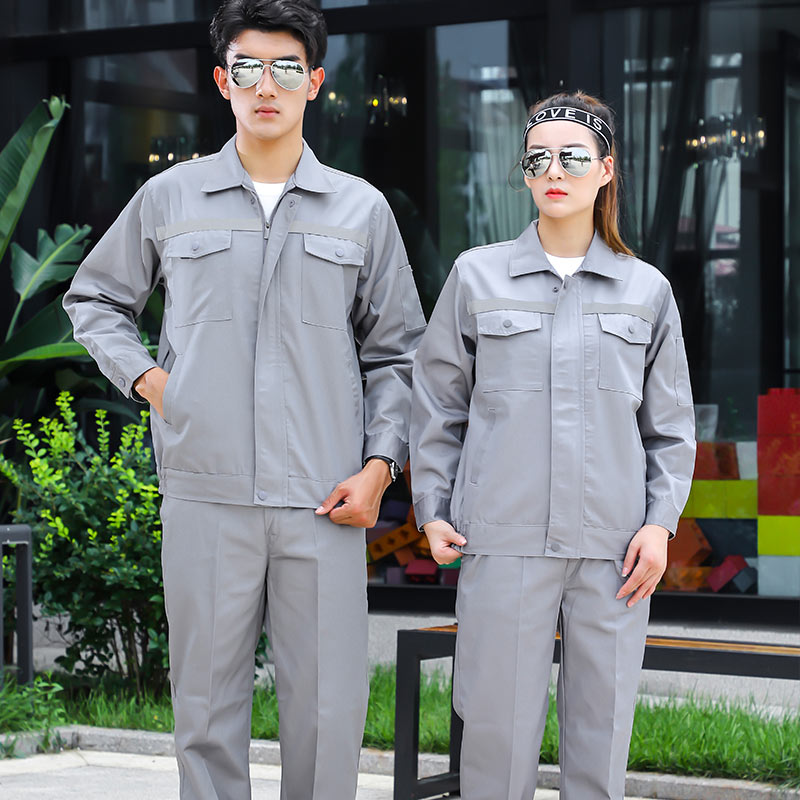 涤丝反光条春秋长袖工作服上衣H30-涤丝单反上衣图5