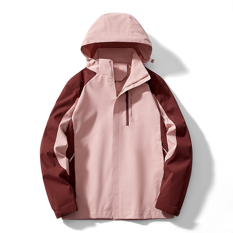 情侣款登山服户外防泼水单层冲锋衣KX-1819图9