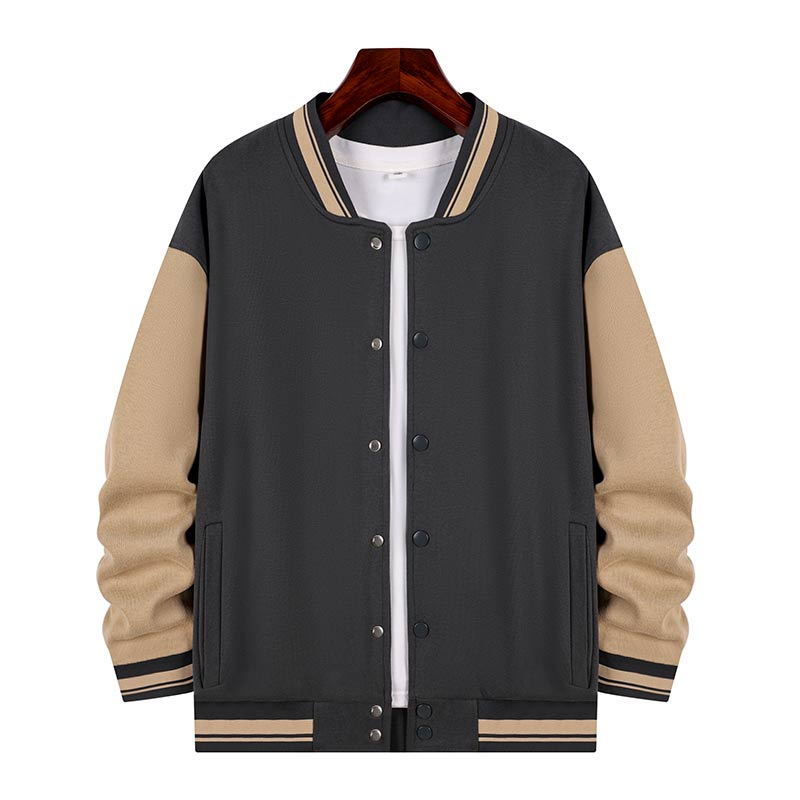 500g银狐绒厚款棒球服W02-9936图3
