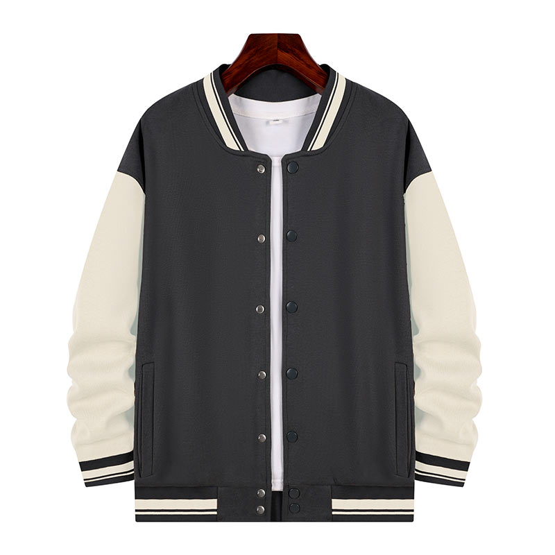 500g银狐绒厚款棒球服W02-9936图4