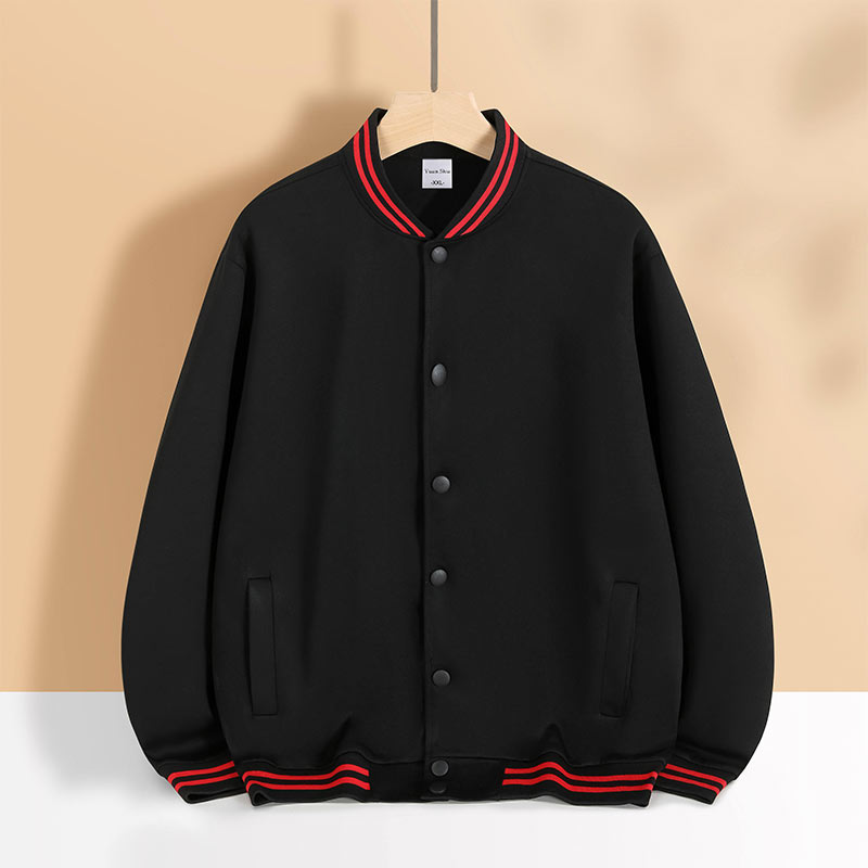 400G华棉时尚薄款纽扣棒球服H09-8300图2