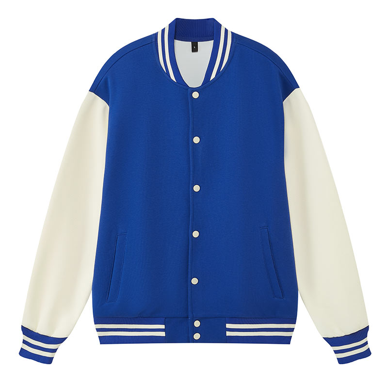 330g间色落肩缤纷棉棒球服外套GJ46-5170图6
