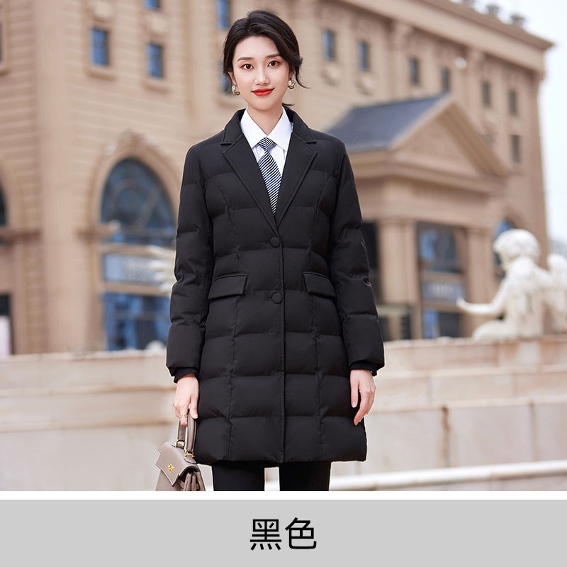 秋冬商务保暖中长款棉衣女款DY7-2320女款图2