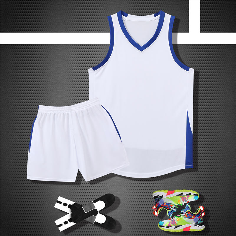 专业比赛训练速干涤纶篮球服套装YA-8609图4