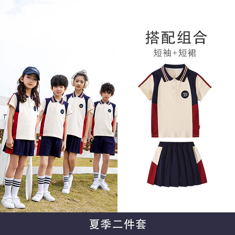 新款运动幼儿园园服中小学生校服班服春秋款套装216-8030图2