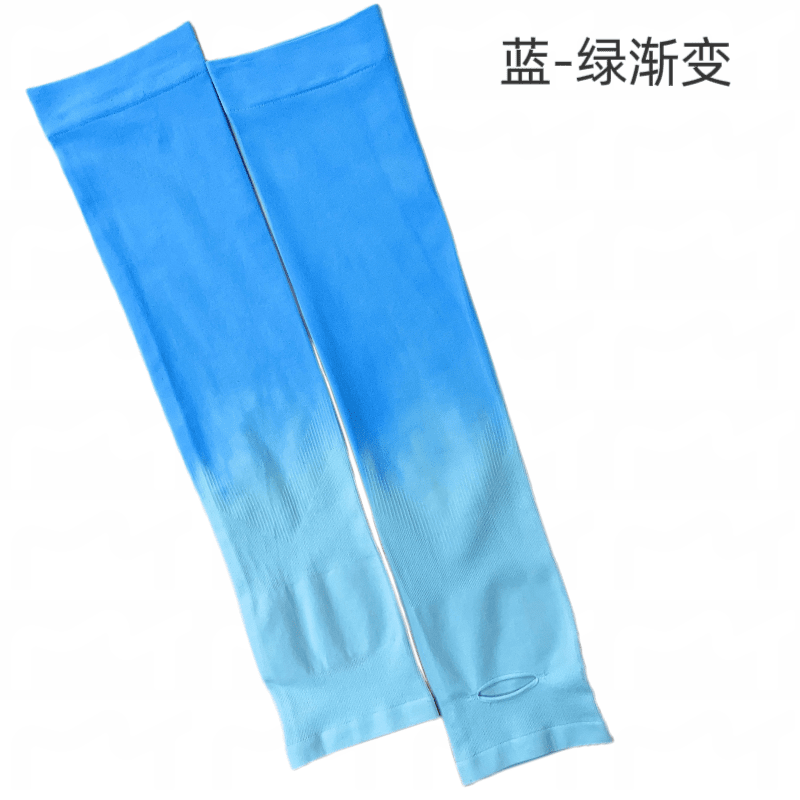明星同款旅行渐变色露指防晒冰袖GJ42-301图8
