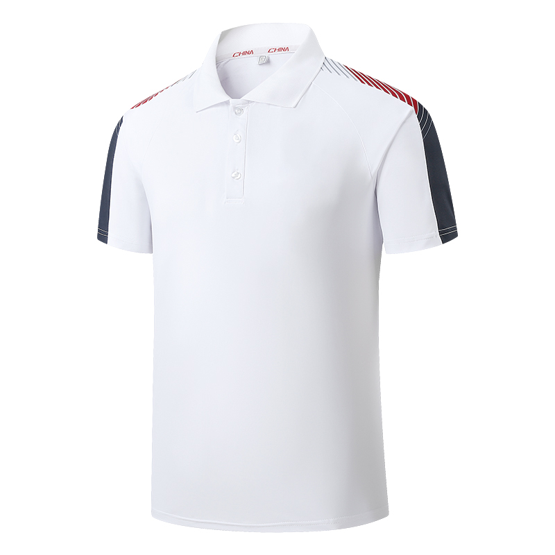 350g高端冰丝亲子训练服短袖翻领速干T恤KA2-8903图3