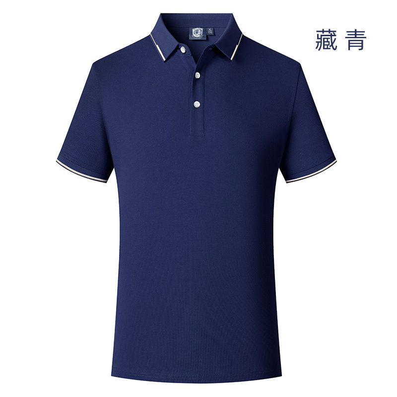 220g32支巴洛克珠地翻领短袖POLO衫GJ28-8888图5