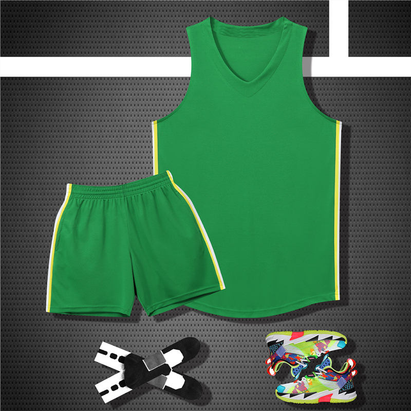 夏季比赛训练干涤速纶篮球服套装YA-8610图6