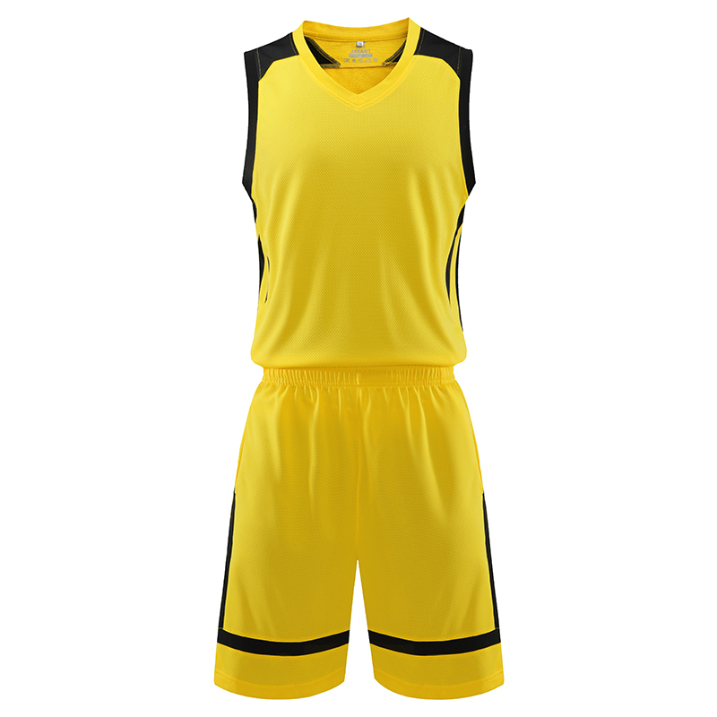 运动速干间色篮球服套装55-1034图6