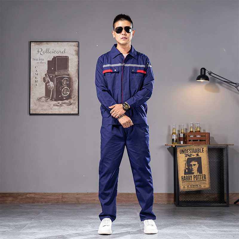 舒适涤棉薄款工作服工装G01-F871图2