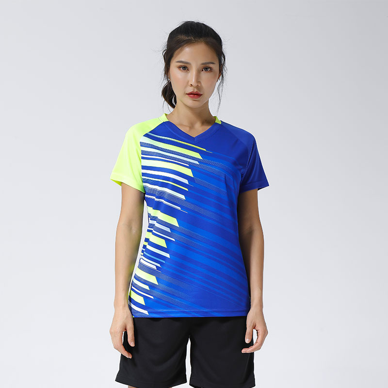 排球比赛短袖训练服上衣女款176-824图3