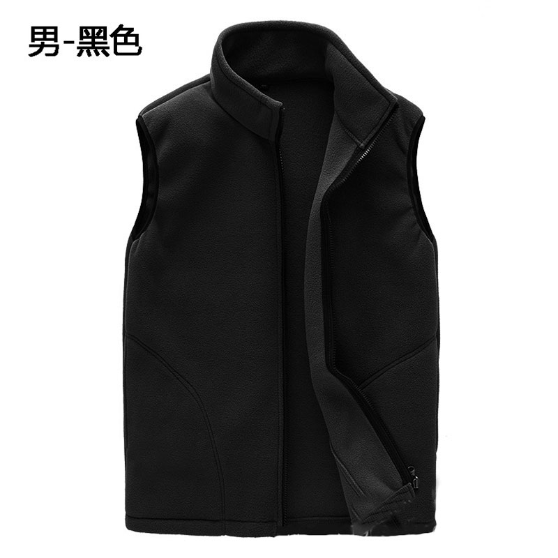 户外保暖摇粒绒抓绒马甲T03-829男款图5