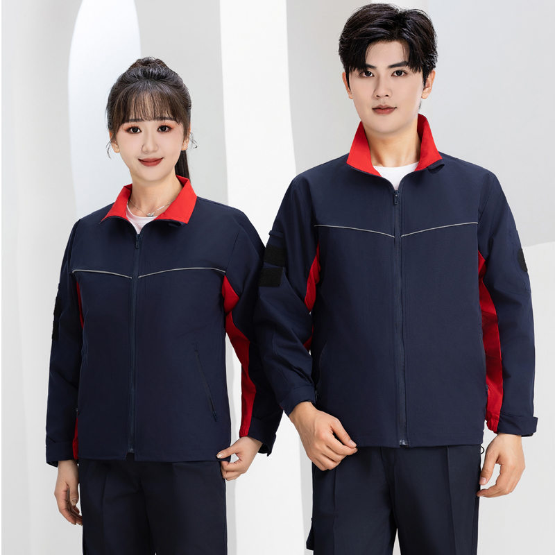 石化防静电双层长袖工作服上衣H22-2498图2