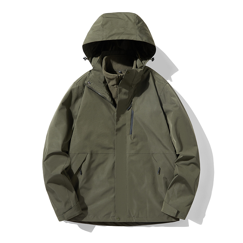 户外登山服三合一冲锋衣摇粒绒内胆KJ3-CYMY963514男款图5