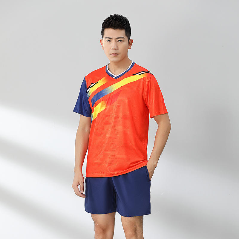 网羽乒舒适运动训练服短袖单上衣120-1889男款图2