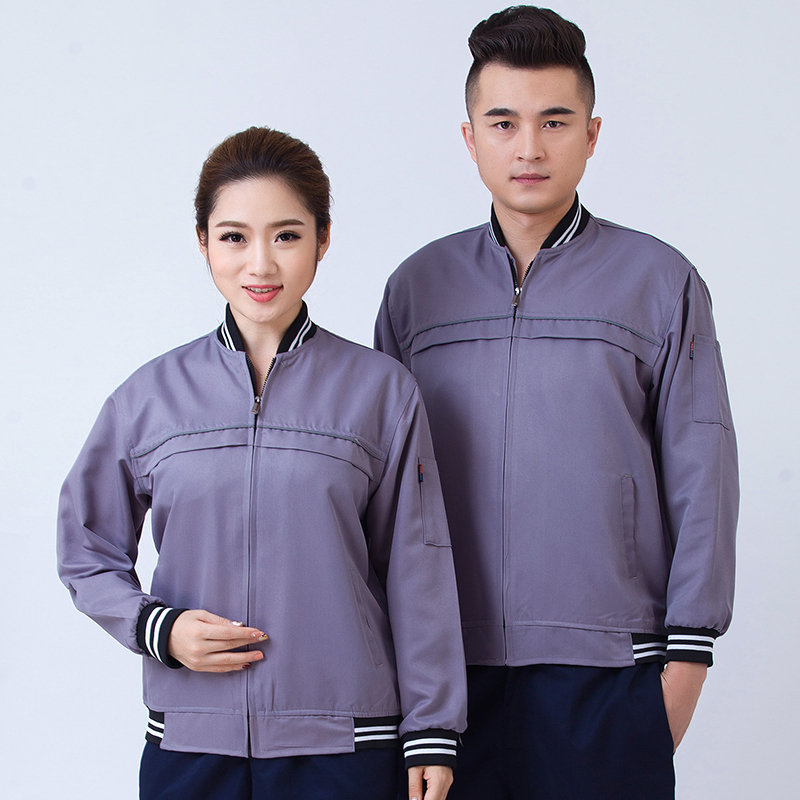 春秋棒球服款工作服上衣H30-H042图4