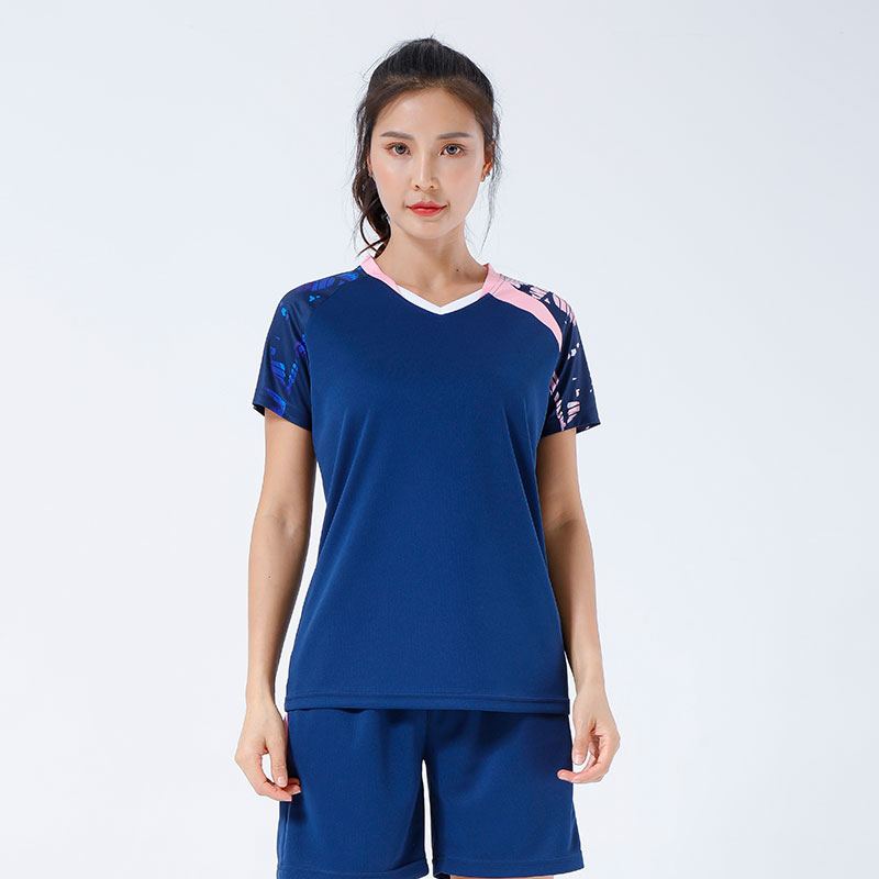 训练比赛排球服短袖上衣女款176-836图2