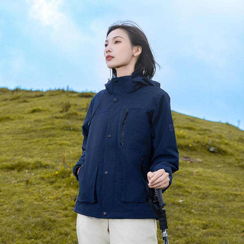 运动防泼水防风服薄款单层冲锋衣KG2-5317图8