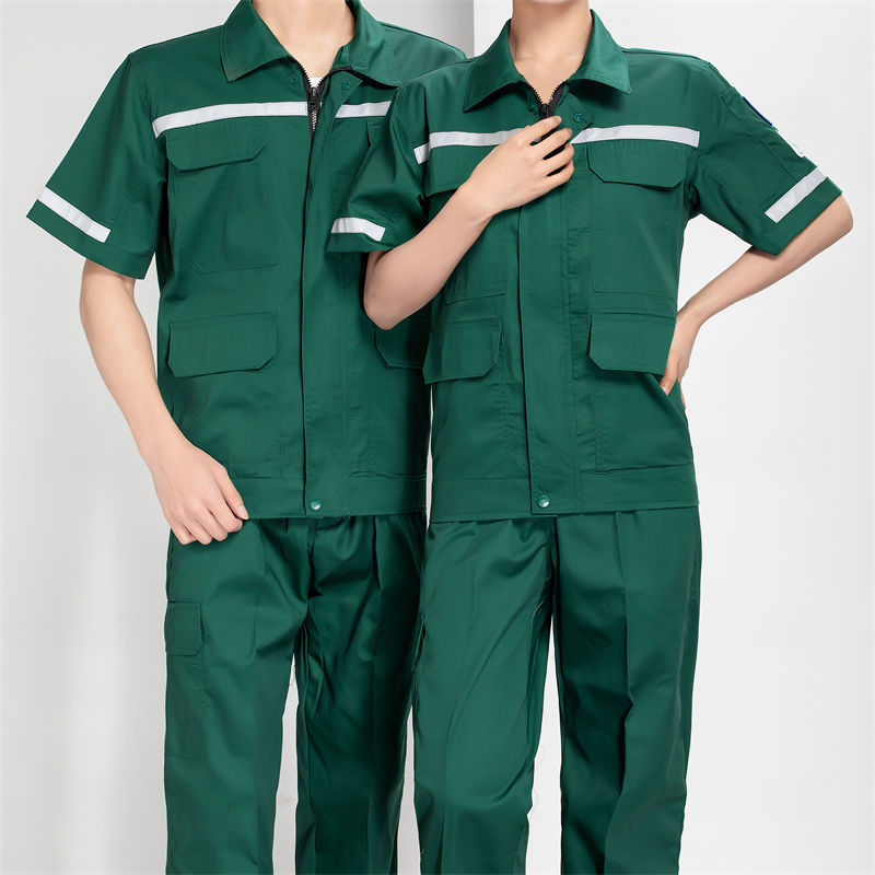 夏季网格防静电短袖工作服套装H22-23621图7