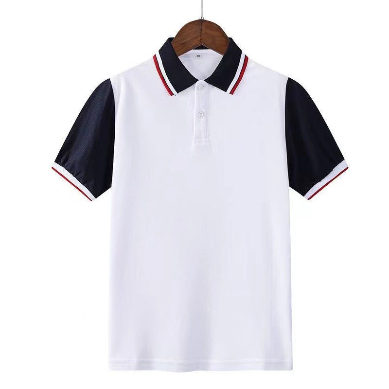校园风短袖翻领上衣校服T恤G34-0089图7