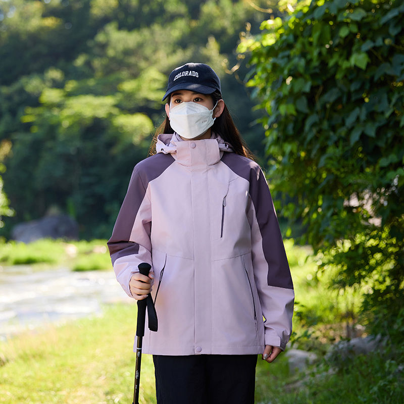 情侣款户外防污防泼水三合一冲锋衣KI3-88566女款（部分颜色男女通款）图7