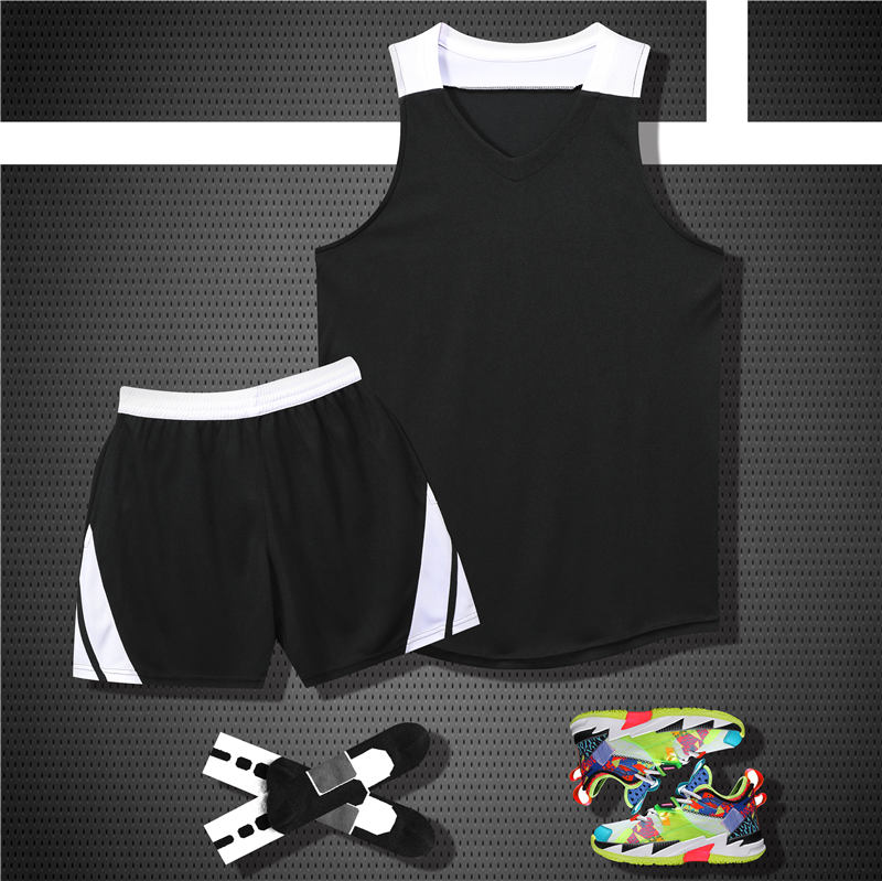 速干涤纶篮球服套装YA-8608图3