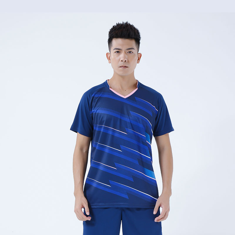 速干透气短袖排球服上衣男款176-827图2
