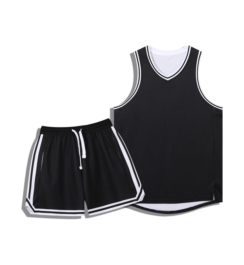 200g美式NBA提花布训练运动篮球服GY2-A079图3