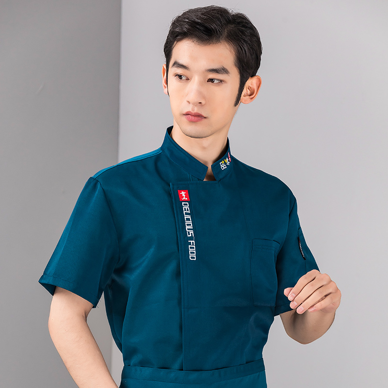 品味厨短袖酒店厨师服上衣H01-2022-24图4