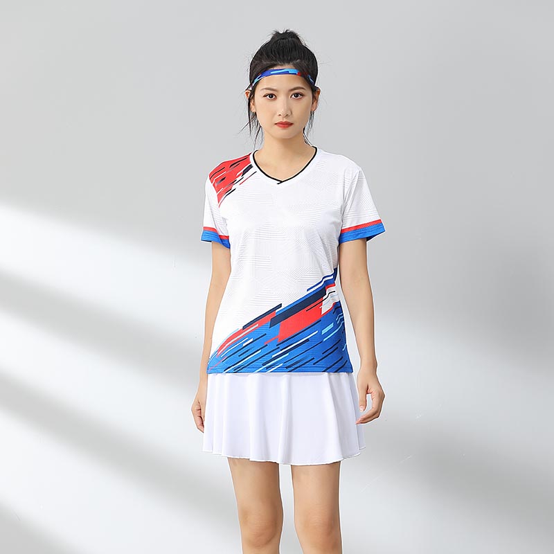 网羽运动训练服短袖单上衣120-1891女款图3