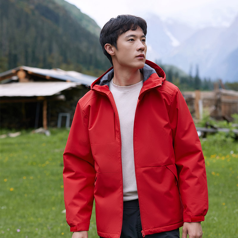 户外登山摇粒绒一体休闲运动冲锋衣情侣款S02-7701图7