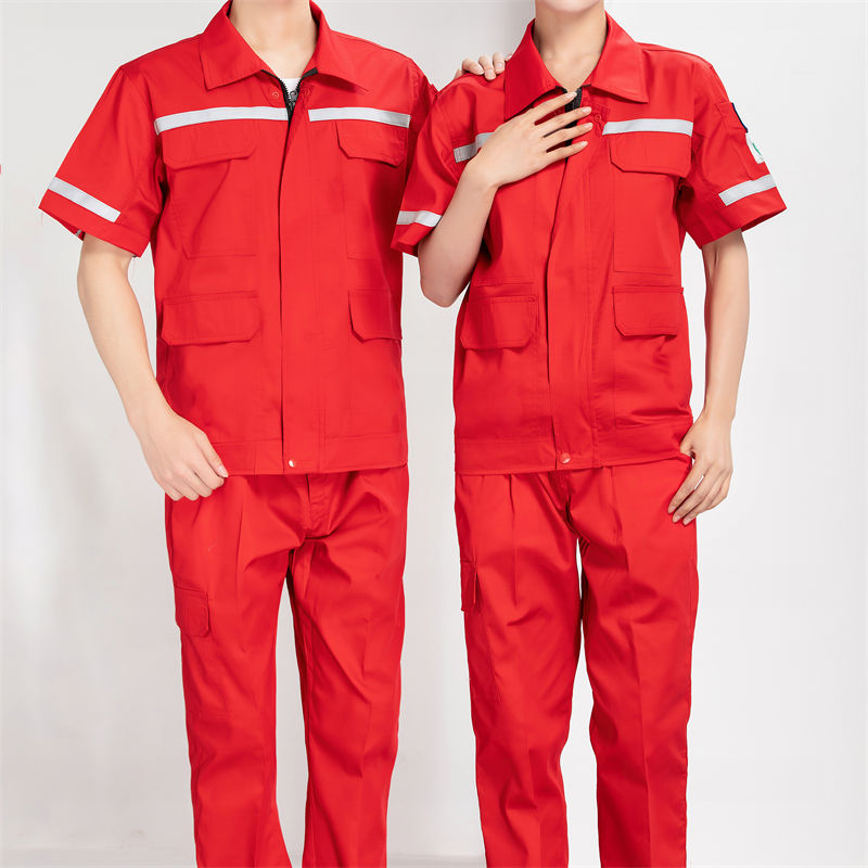 夏季网格防静电短袖工作服套装H22-23621图11