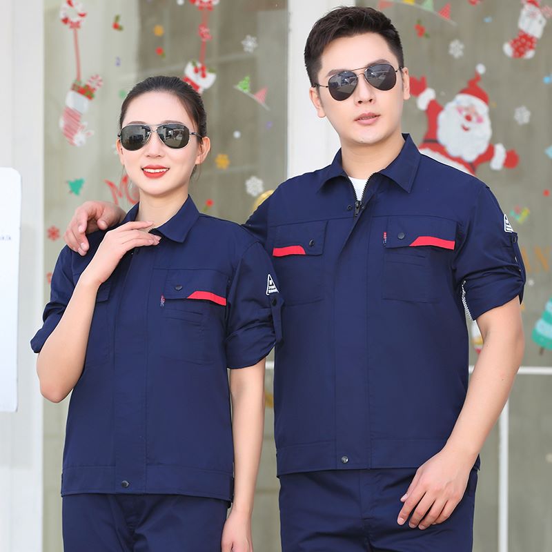 涤棉防静电长袖工作服上衣H30-H053上衣图3