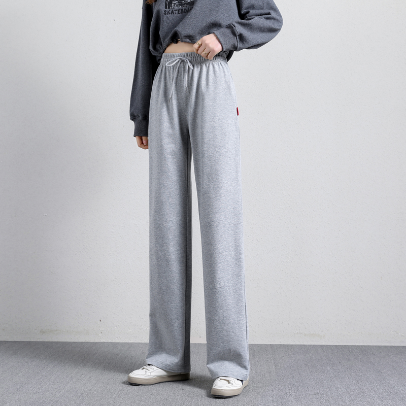 夏季薄款宽松直筒运动休闲长裤女款G32-XZ0701图3