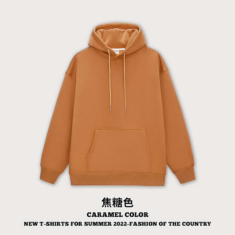 350g潮牌情侣款加厚加绒纯色连帽卫衣G24-M8301图19