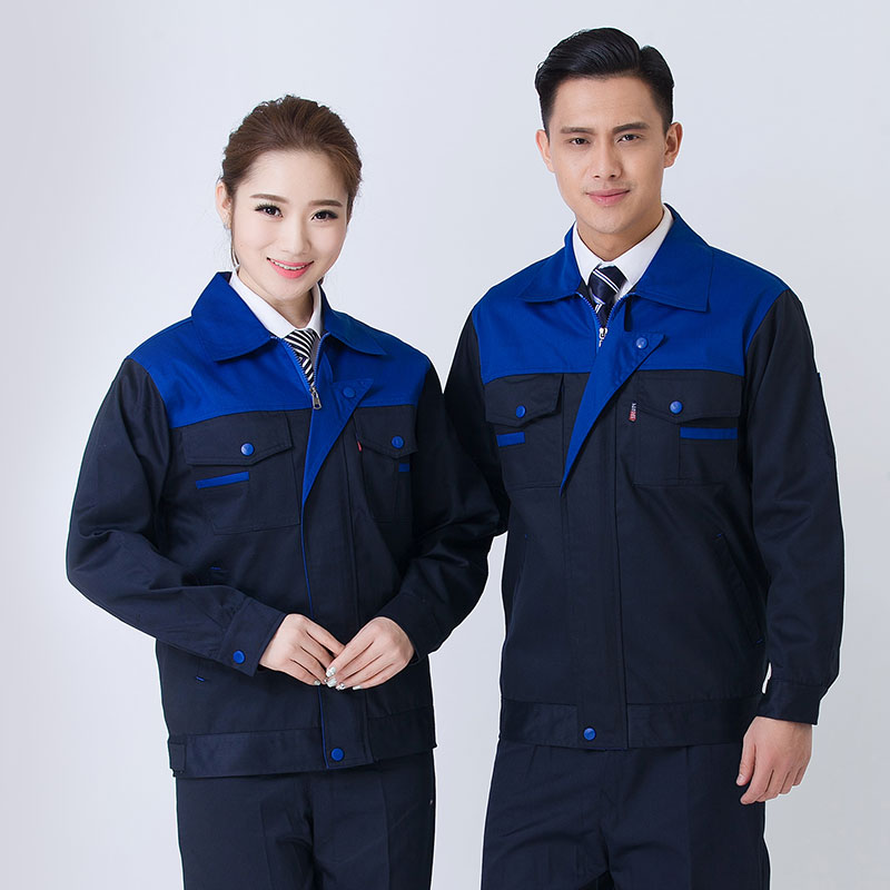 包边牛角长袖春秋款工装劳保服上衣B16-12上衣图6