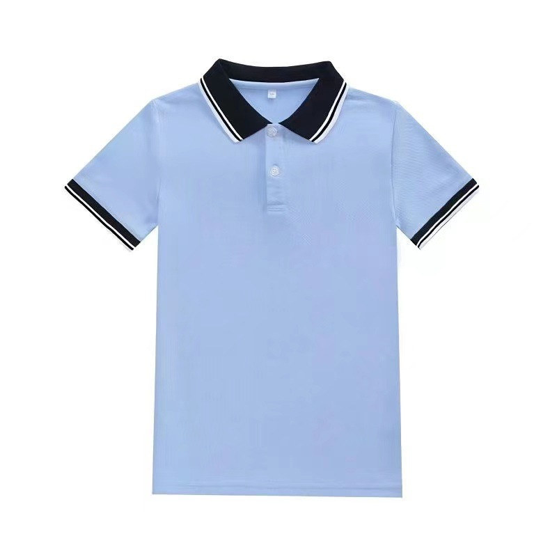 校园风短袖翻领上衣校服T恤G34-0089图9