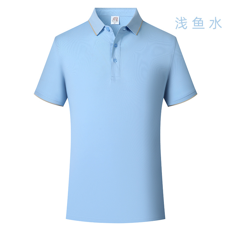 180g40支平纹索罗纳纯色翻领POLO衫GJ28-8817图2